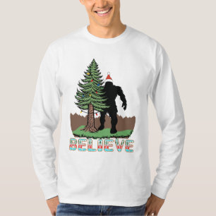 Bigfoot Christmas Gifts For   Believe Bigfoot T-Shirt
