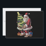 Bigfoot Christmas Tree Lights Xmas Sasquatch Lover Holiday Card<br><div class="desc">Bigfoot Christmas Tree Lights Xmas Sasquatch Lovers</div>
