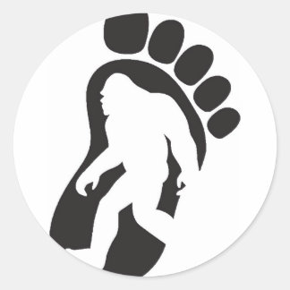 Bigfoot Classic Round Sticker