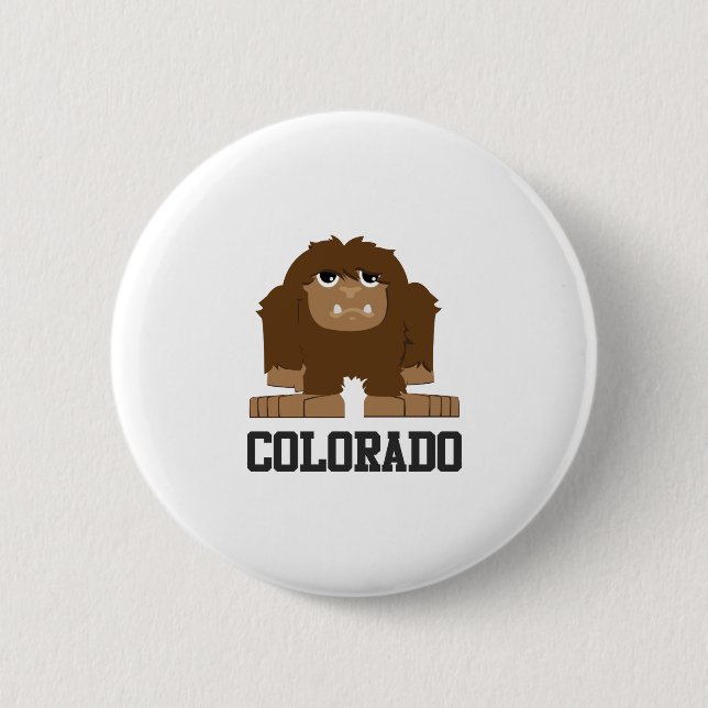 Bigfoot Colorado 2 Inch Round Button (Front)