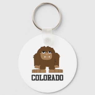 Bigfoot Colorado Keychain