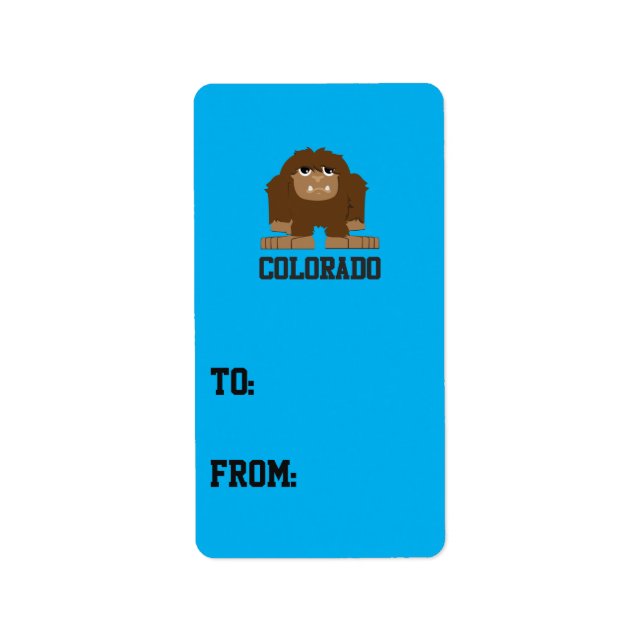 Bigfoot Colorado Label (Front)