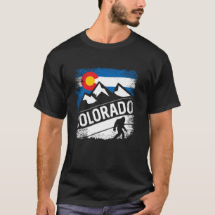 Bigfoot Colorado Trail Mountains T-Shirt