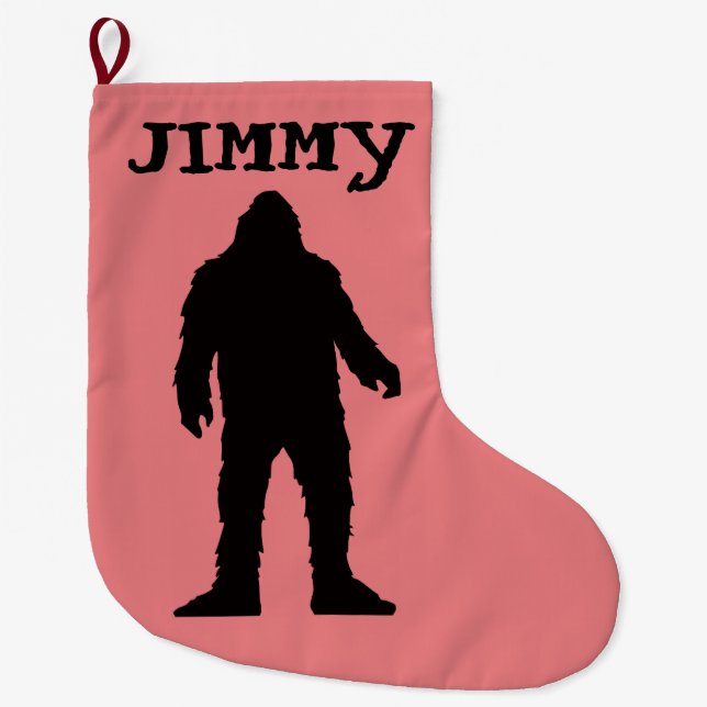BIGFOOT CUSTOM CHRISTMAS STOCKING  (Front)