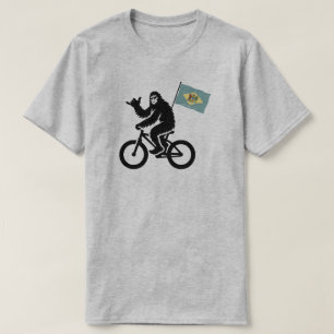 Bigfoot Cycling Delaware Flag T-Shirt