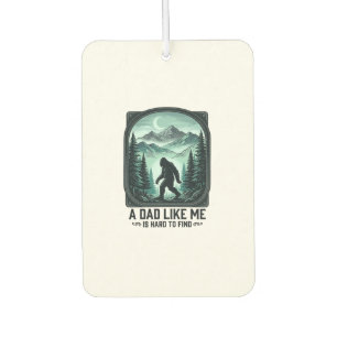 Bigfoot Dad Vintage Engraving Funny Father Shirt D Air Freshener