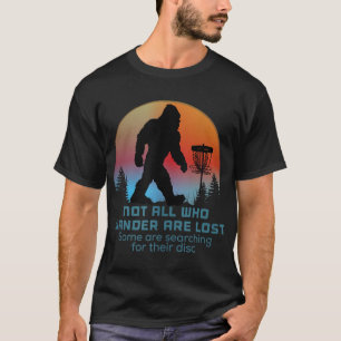 Bigfoot Disc Golf Sasquatch Chain Tosser Funny Big T-Shirt