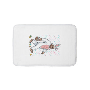 Bigfoot Easter Bunny Costume Funny Sasquatch Men W Bath Mat