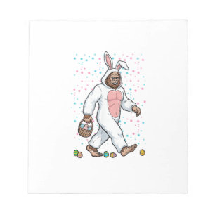 Bigfoot Easter Bunny Costume Funny Sasquatch Men W Notepad