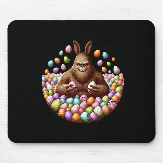 Bigfoot Easter  Mouse Pad (Front)