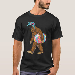 Bigfoot Egg Easter Day Boys Girls Kids Funny Sasqu T-Shirt