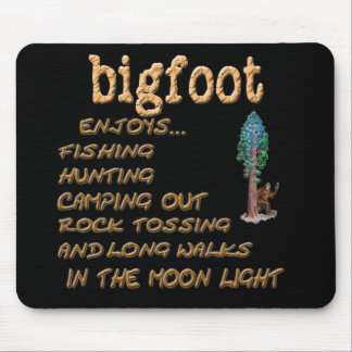 Bigfoot Enjoys Mouse Pad
