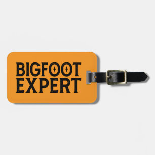Bigfoot Expert Luggage Tag