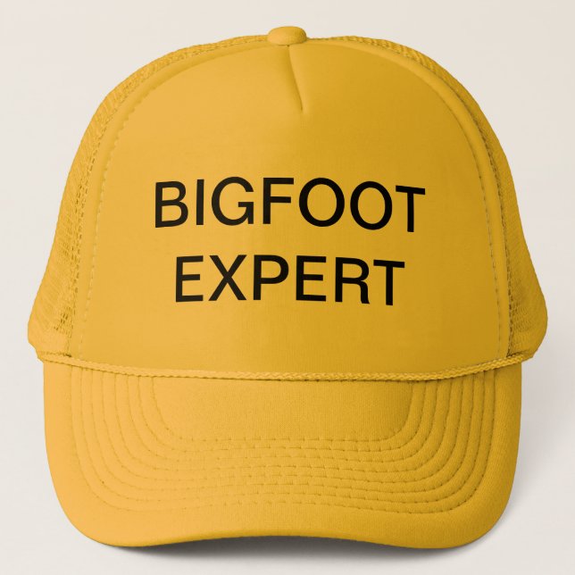 BIGFOOT EXPERT TRUCKER HAT (Front)