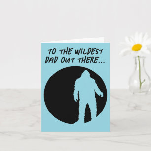 Bigfoot Father's Day Card