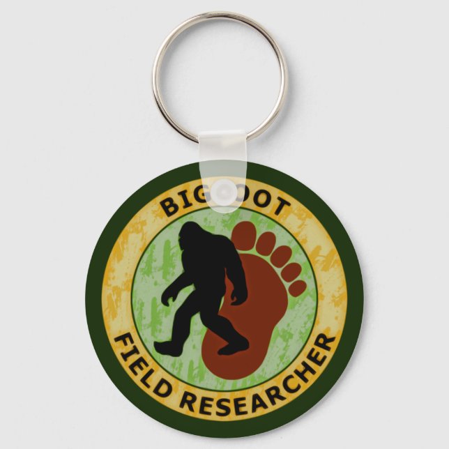 Bigfoot Field Researcher Keychain (Front)