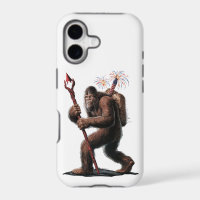Bigfoot Fireworks 4th of July Usa Flag Sasquatch