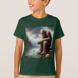 Bigfoot Fishing T-Shirt
