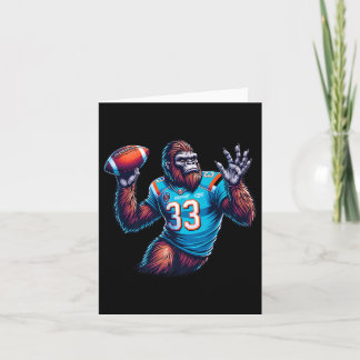 Bigfoot Football Fan Print For American Football L Card