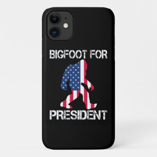 Bigfoot For President Funny Bigfoot iPhone 11 Case