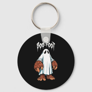 Bigfoot ghost costume halloween boo-foot sasquatch keychain