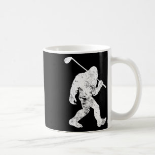 Bigfoot Golf Golfer Vintage Sasquatch Funny Men Wo Coffee Mug