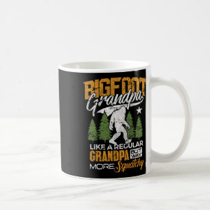 Bigfoot Grandpa Grandfather Sasquatch Yeti Camping Coffee Mug