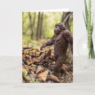Bigfoot Greeting Card   Sasquatch