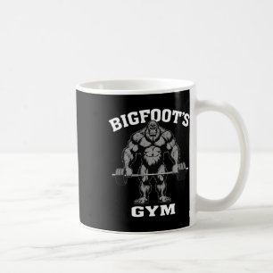 Bigfoot Gym Funny Sasquatch Bodybuilding Weightlif Coffee Mug