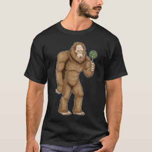 Bigfoot Halloween Lollipop T-Shirt