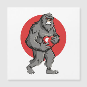 bigfoot heart valentines day