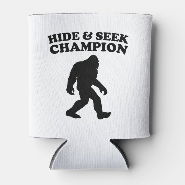 Bigfoot Hide And Seek Champion Can Cooler (Front)