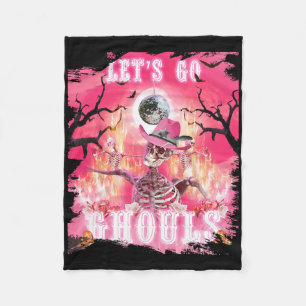 Bigfoot Hiding From Alien In A Ufo Behind A Tree F Fleece Blanket