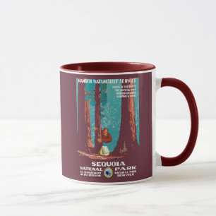 Bigfoot Hiding Sequoia National Park 1938 Poster Mug