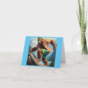 Bigfoot Hiking Card