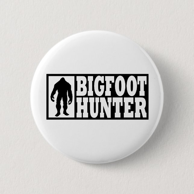Bigfoot Hunter - Finding Bigfoot 2 Inch Round Button (Front)