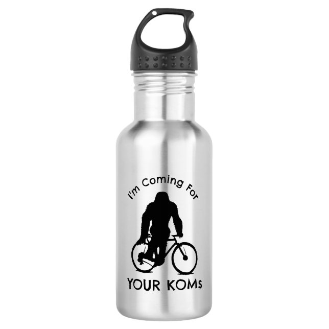 Bigfoot I'm Coming For Your KOMs 532 Ml Water Bottle (Front)
