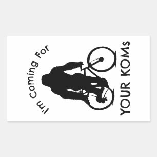 Bigfoot I'm Coming For Your KOMs Sticker