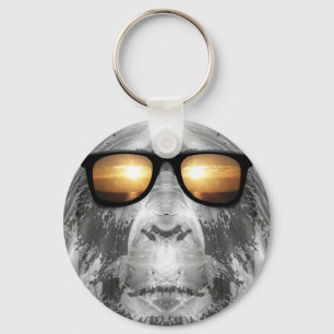Bigfoot In Shades Keychain