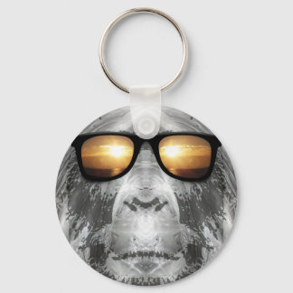 Bigfoot In Shades Keychain