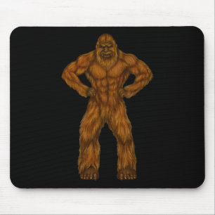 Bigfoot Is A Body Builder - Body Builder Sasquatch Mouse Pad