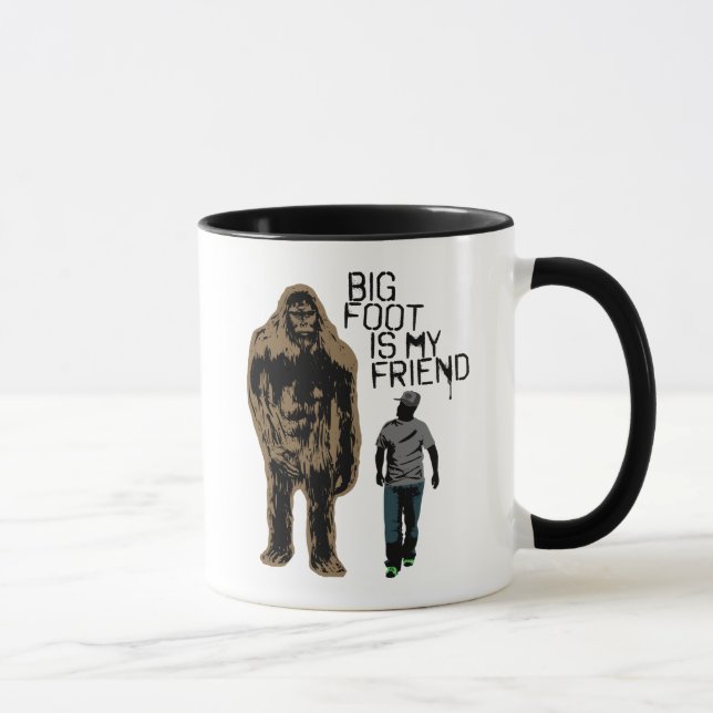 Bigfoot Is My Friend Mug (Right)
