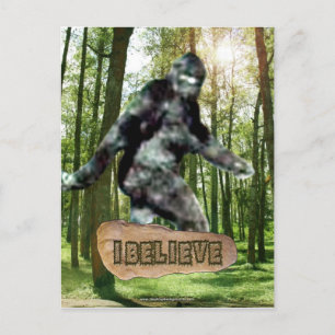 Bigfoot Je Crois Carte Postale