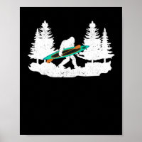 Bigfoot kayak paddling lake white water canoe