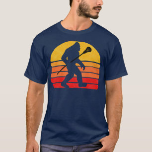 Bigfoot Lacrosse Stick Vintage Sun Lax T-Shirt