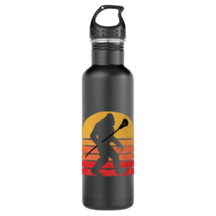 Bigfoot Lacrosse Stick Vintage Surf Sun Funny Lax  710 Ml Water Bottle
