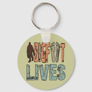 Bigfoot Lives Keychain
