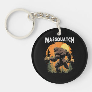 Bigfoot Massquatch Funny  Keychain