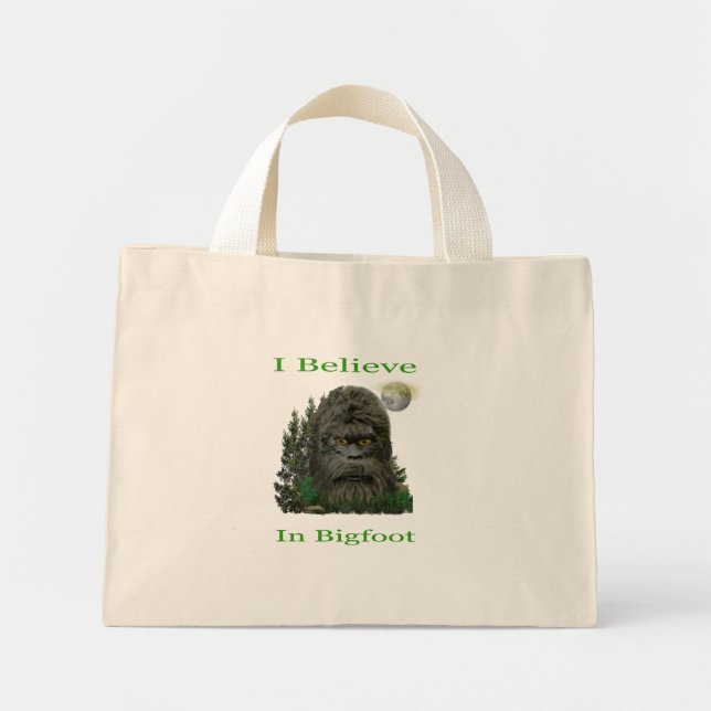 Bigfoot Mini Tote Bag (Front)