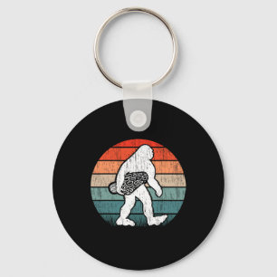 Bigfoot Morel Mushroom Foraging Mycology Shroom Hu Keychain